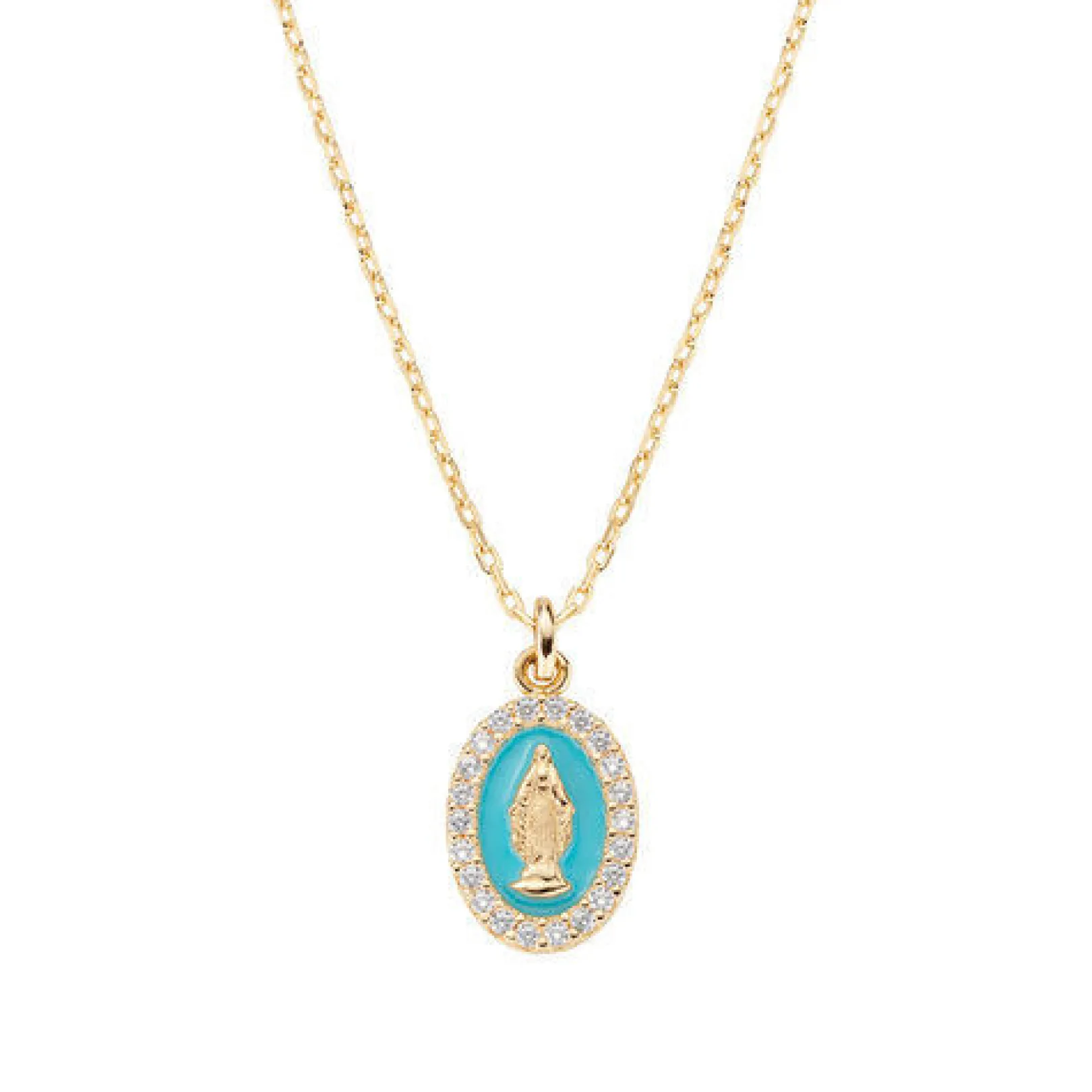collana_donna_mini_medagl_0.webp Sale Collana Donna Mini Medaglia Miracolosa Gioielli | CLMISMGPE Donna Gioielli Moda Donna