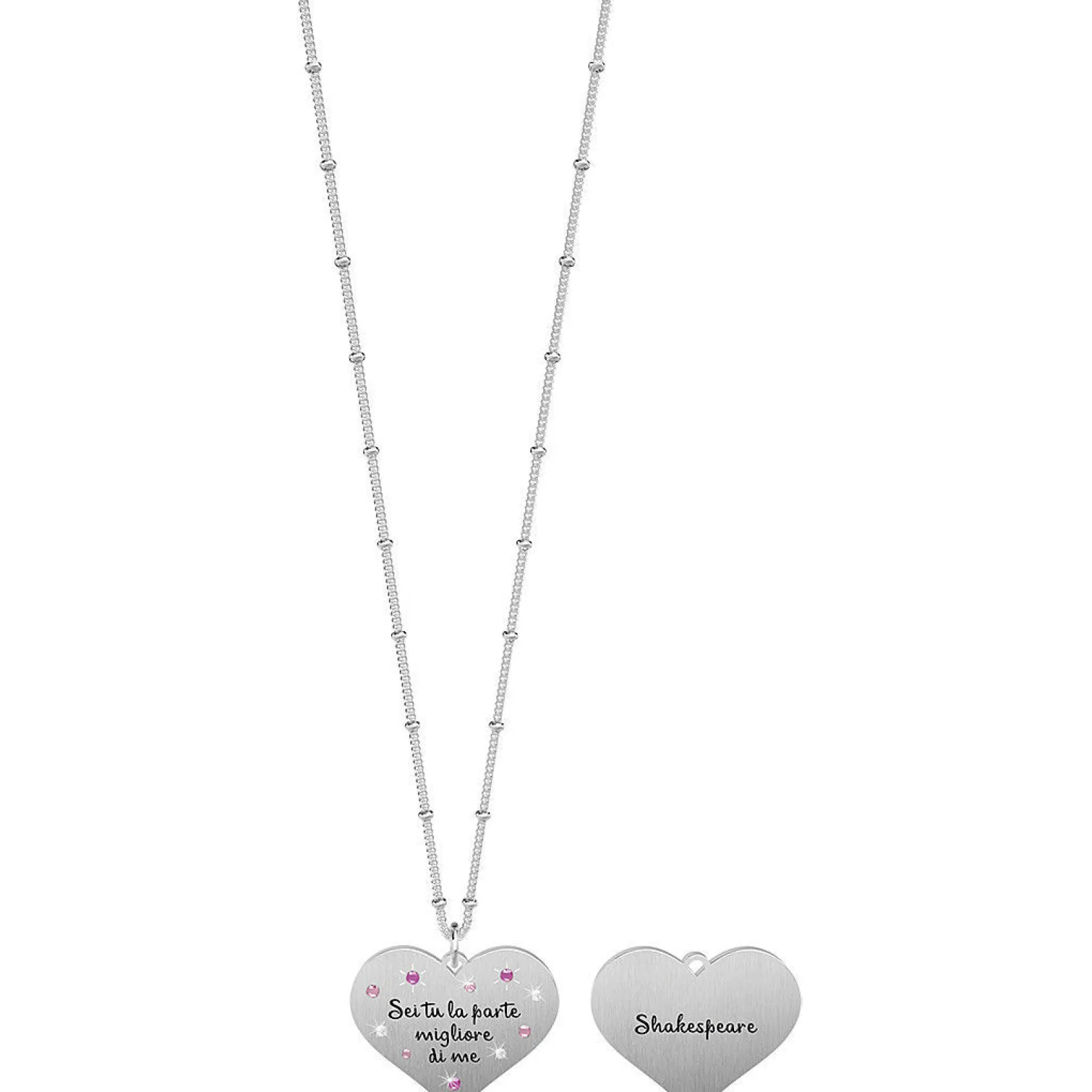 collana_donna_sei_tu_la_p_0.webp Fashion Collana Donna "Sei Tu La Parte Migliore Di Me" Gioielli Love | 751177 Donna Gioielli Moda Donna