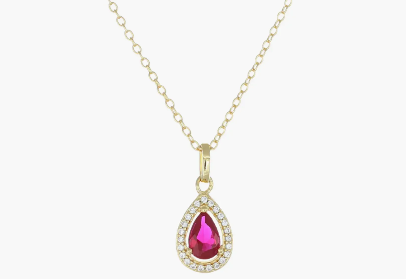 collana_dorata_goccia_di__0.webp Fashion Collana Dorata Goccia di Luce Rubino | CLPGOGBRZ Donna Gioielli Moda Donna