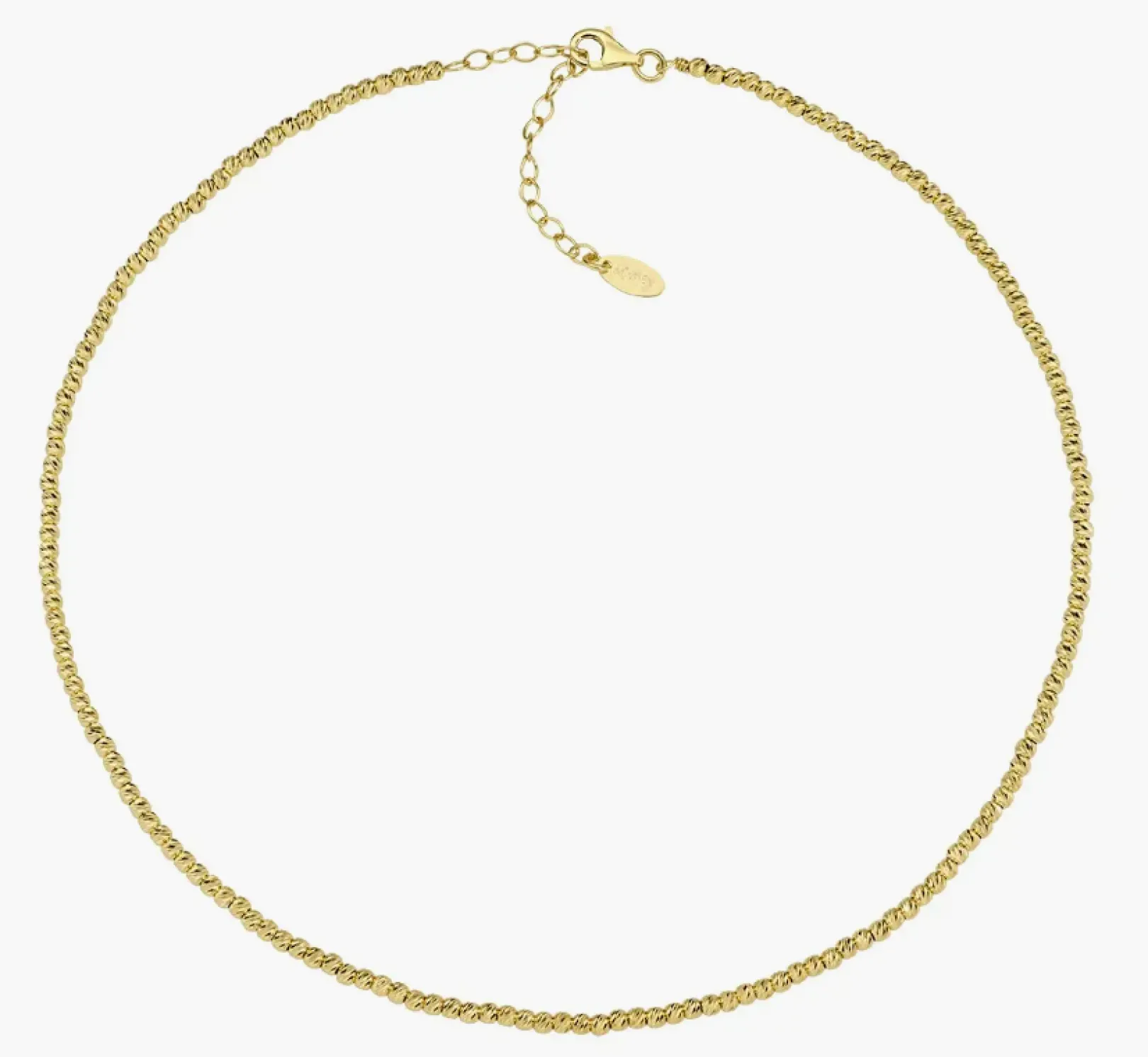 collana_dorata_riflessi_d_0.webp Hot Collana Dorata Riflessi di Luce con Sfere Diamantate | CLDI25G Donna Gioielli Moda Donna