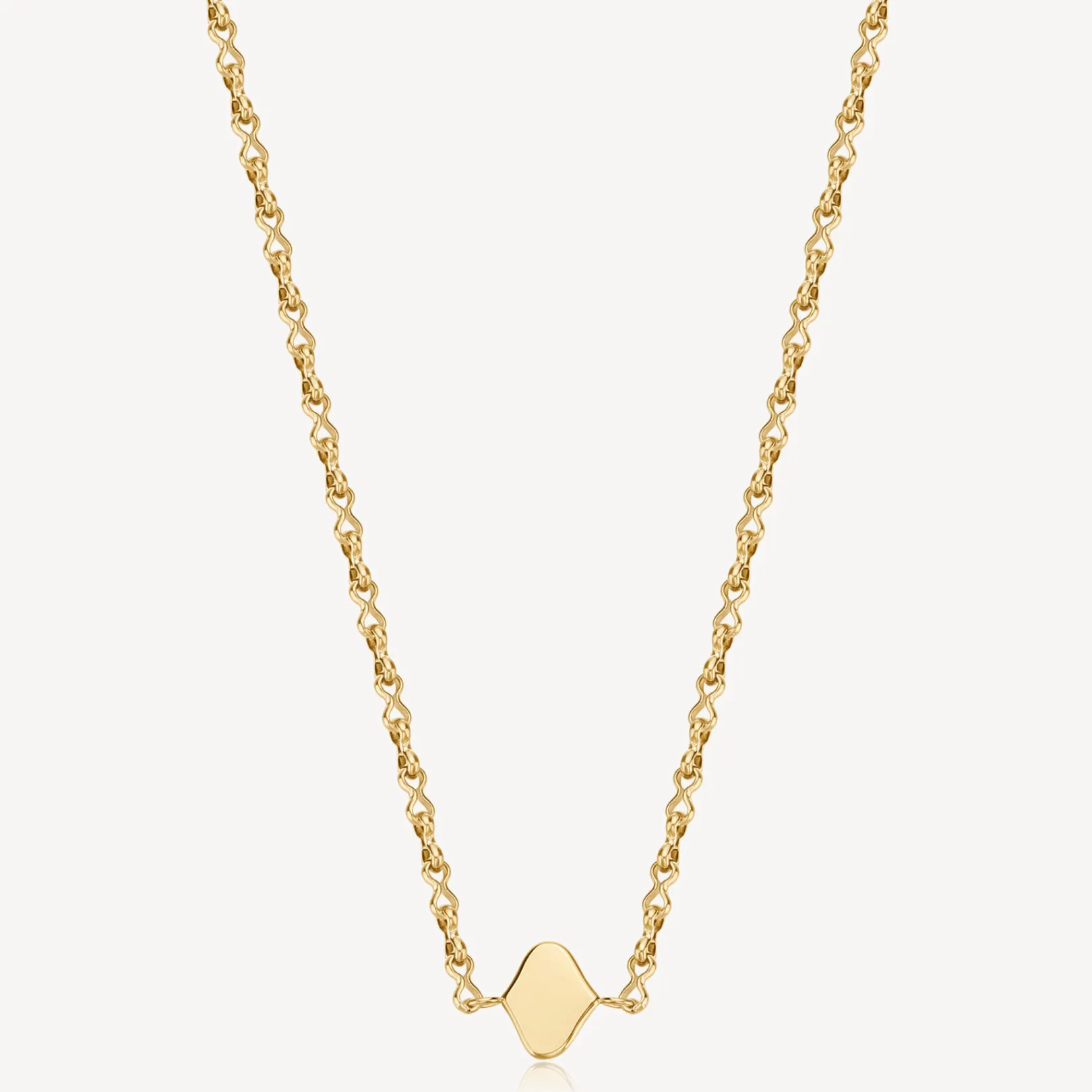 collana_essential_dorata__0.webp Discount Collana Essential Dorata Con Piastrina Centrale Brosway | BNL044 Donna Gioielli Moda Donna