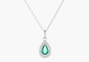 Discount Collana Goccia di Luce Verde |  CLPGOBBVZ Donna Gioielli Moda Donna
