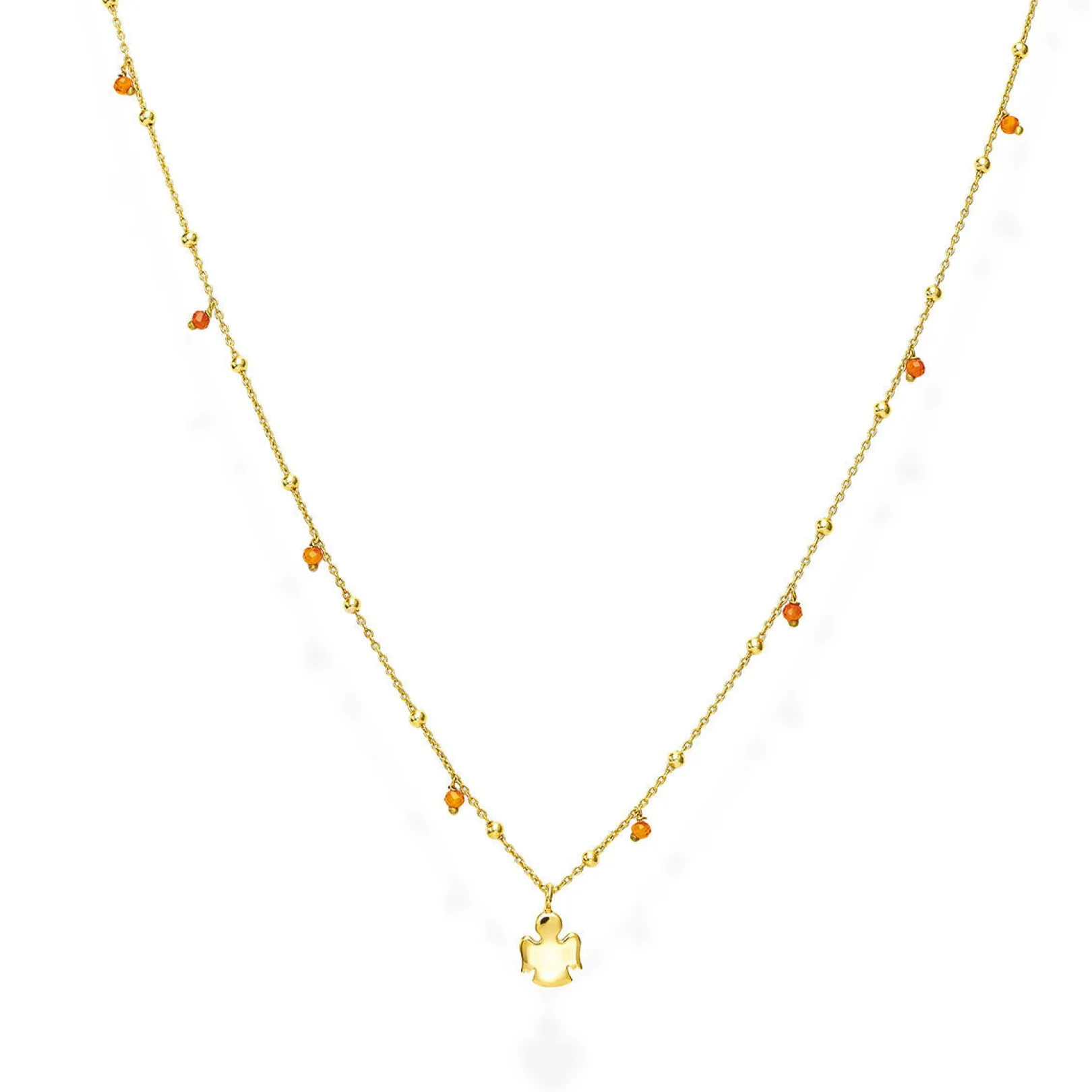 collana_lunga_amen_con_an_0.webp Best Collana Lunga Con Angelo Bombato | CLANGA1 Donna Gioielli Moda Donna