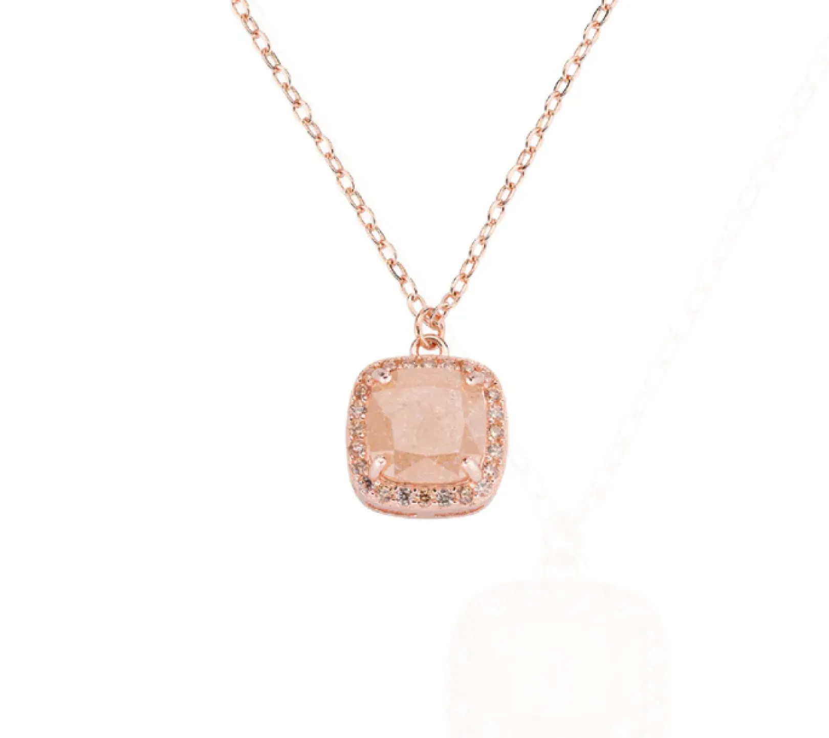 collana_oro_rosa_e_champa_0.webp Sale Collana Oro Rosa E Champagne | CLCRQRCHCHZ Donna Gioielli Moda Donna