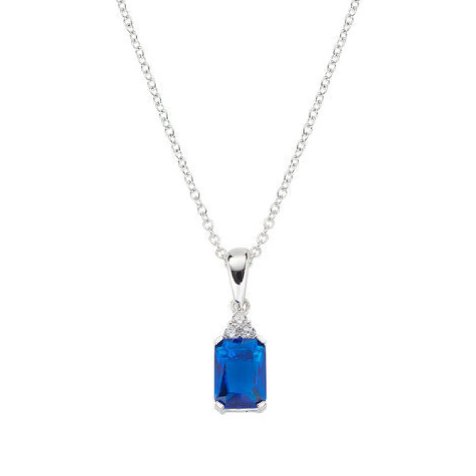 collana_princess_con_zirc_0-5.webp Hot Collana Princess Con Zirconi Blu E Bianchi | CLBABBBLZ Donna Gioielli Moda Donna