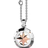 Clearance Collana Rosa Dei Venti Uomo In Acciaio Gioelli Hi-Teck | EHC124 Uomo Gioielli Moda Uomo