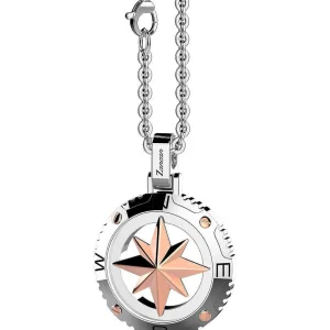 Clearance Collana Rosa Dei Venti Uomo In Acciaio Gioelli Hi-Teck | EHC124 Uomo Gioielli Moda Uomo