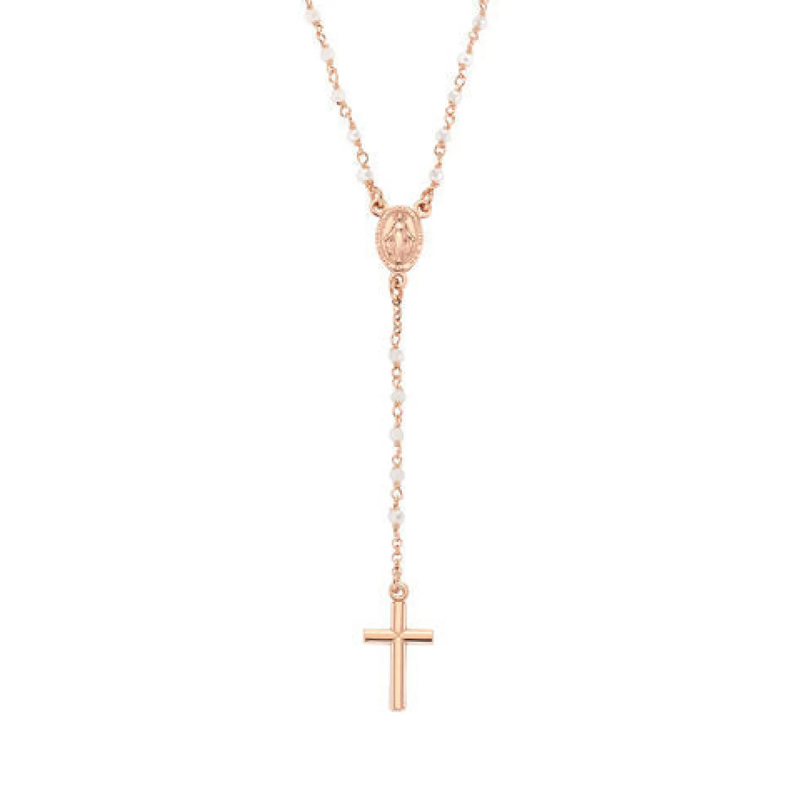collana_rosario_cristalli_0-2.webp Sale Collana Rosario Cristalli Latte Gioielli | CRO10RBI4 Donna Gioielli Moda Donna