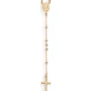 Clearance Collana Rosario In Argento Rosè Gioielli Rosari | CRO25R Donna Gioielli Moda Donna