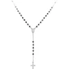 Discount Collana Rosario In Argento Gioielli Rosari | CROBG4 Donna Gioielli Moda Donna | Gioielli Moda Uomo