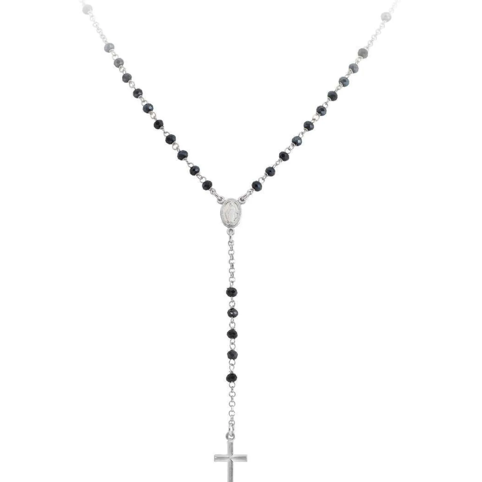 collana_rosario_in_argent_0-4.webp Discount Collana Rosario In Argento Gioielli Rosari | CROBG4 Donna Gioielli Moda Donna | Gioielli Moda Uomo