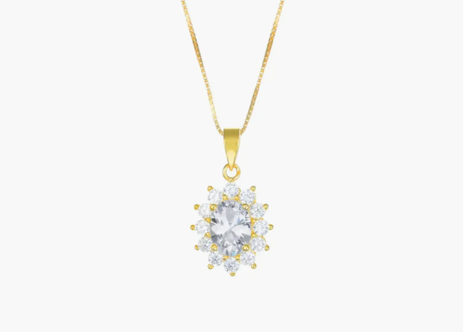 collana_royal_lady_dorata_0.webp New Collana Royal Lady Dorata con Zircone Bianco | CLLDGGBB Donna Gioielli Moda Donna