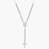Discount Collana Stile Rosario con Tennis Bianco | CLCRMIBBZ4 Donna Gioielli Moda Donna