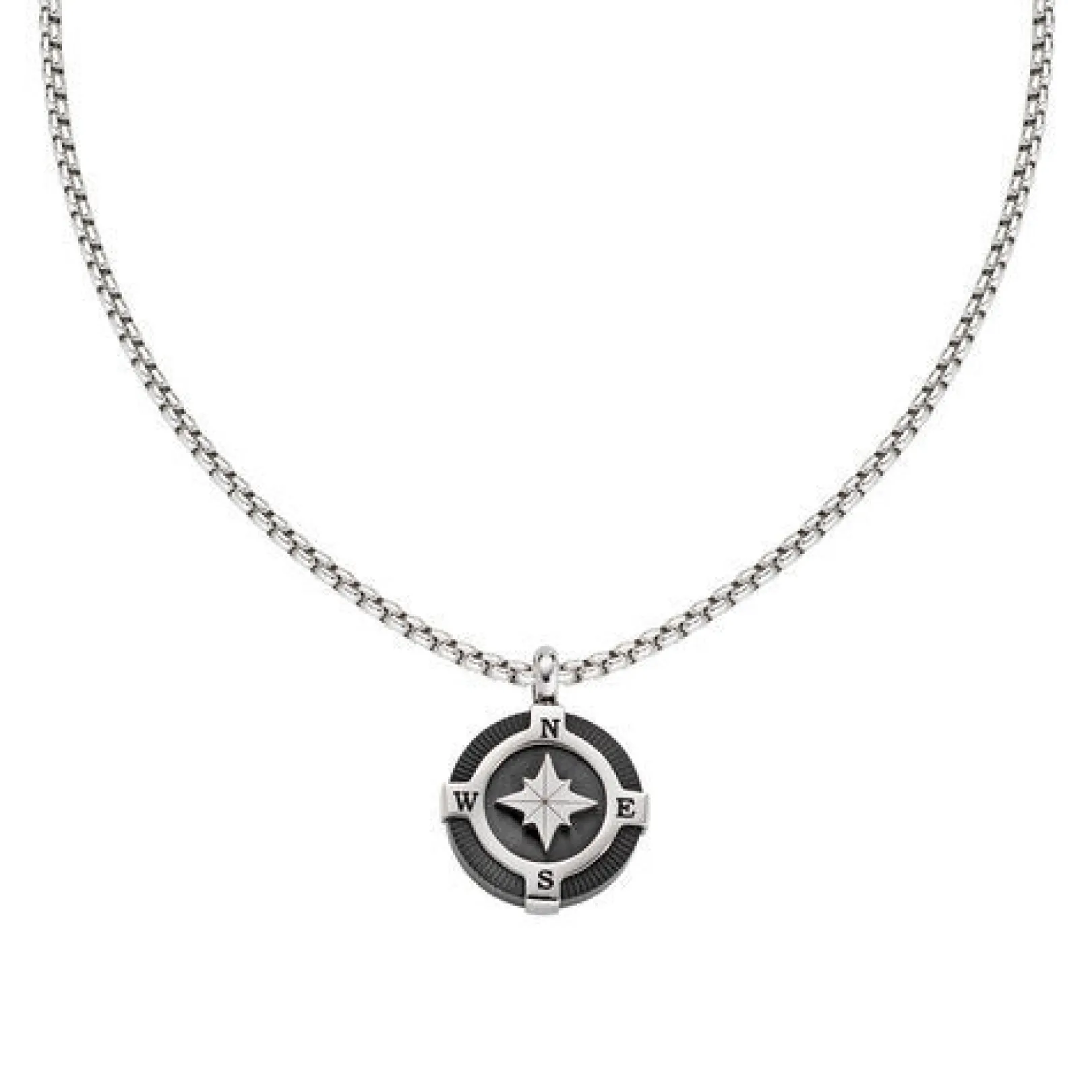 collana_uomo_acciaio_rosa_0.webp Discount Uomo Acciaio Rosa Dei Venti | ACCL104 Uomo Gioielli Moda Uomo