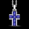 Discount Collana Uomo  Catena In Argento Con Pietre Naturali Gioielli | ESC164-BL Uomo Gioielli Moda Uomo