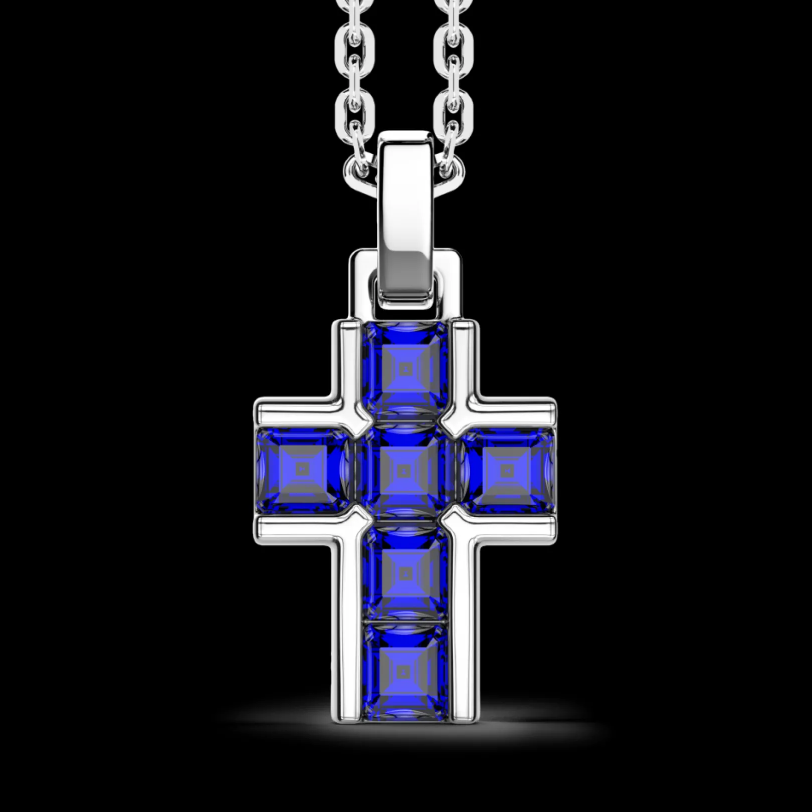 collana_uomo_catena_in_ar_0.webp Discount Collana Uomo Catena In Argento Con Pietre Naturali Gioielli | ESC164-BL Uomo Gioielli Moda Uomo