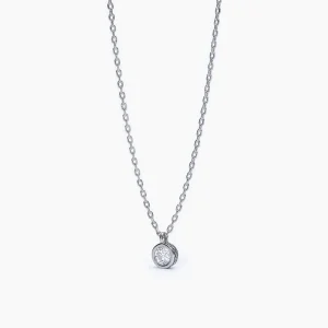 Sale Collana Uomo Con Punto Luce Tondo Gioielli | 553573 Uomo Gioielli Moda Uomo