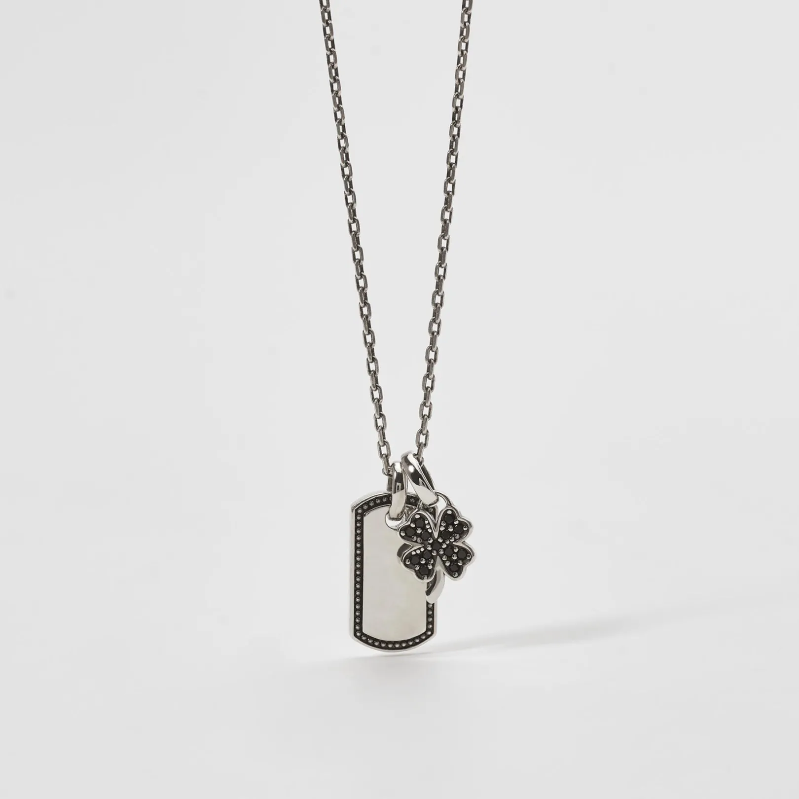 collana_uomo_con_quadrifo_0.webp New Collana Uomo Con Quadrifoglio Gioielli | 553473 Uomo Gioielli Moda Uomo