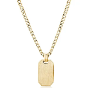 Sale Collana Uomo Con Targhetta Gioielli Ink | BIK02 Uomo Gioielli Moda Uomo