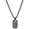 Outlet Collana Uomo Con Targhetta Gioielli Ink | BIK03 Uomo Gioielli Moda Uomo