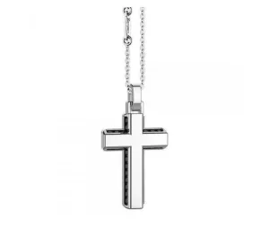 Clearance Collana Uomo Croce In Argento Gioielli Insignia 925 |  ESC046 Uomo Gioielli Moda Uomo