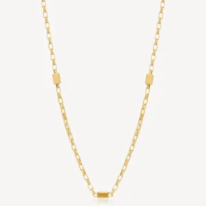 Sale Collana Uomo In Acciaio Dorata Logan | BOA02 Uomo Gioielli Moda Uomo | Idee Regalo