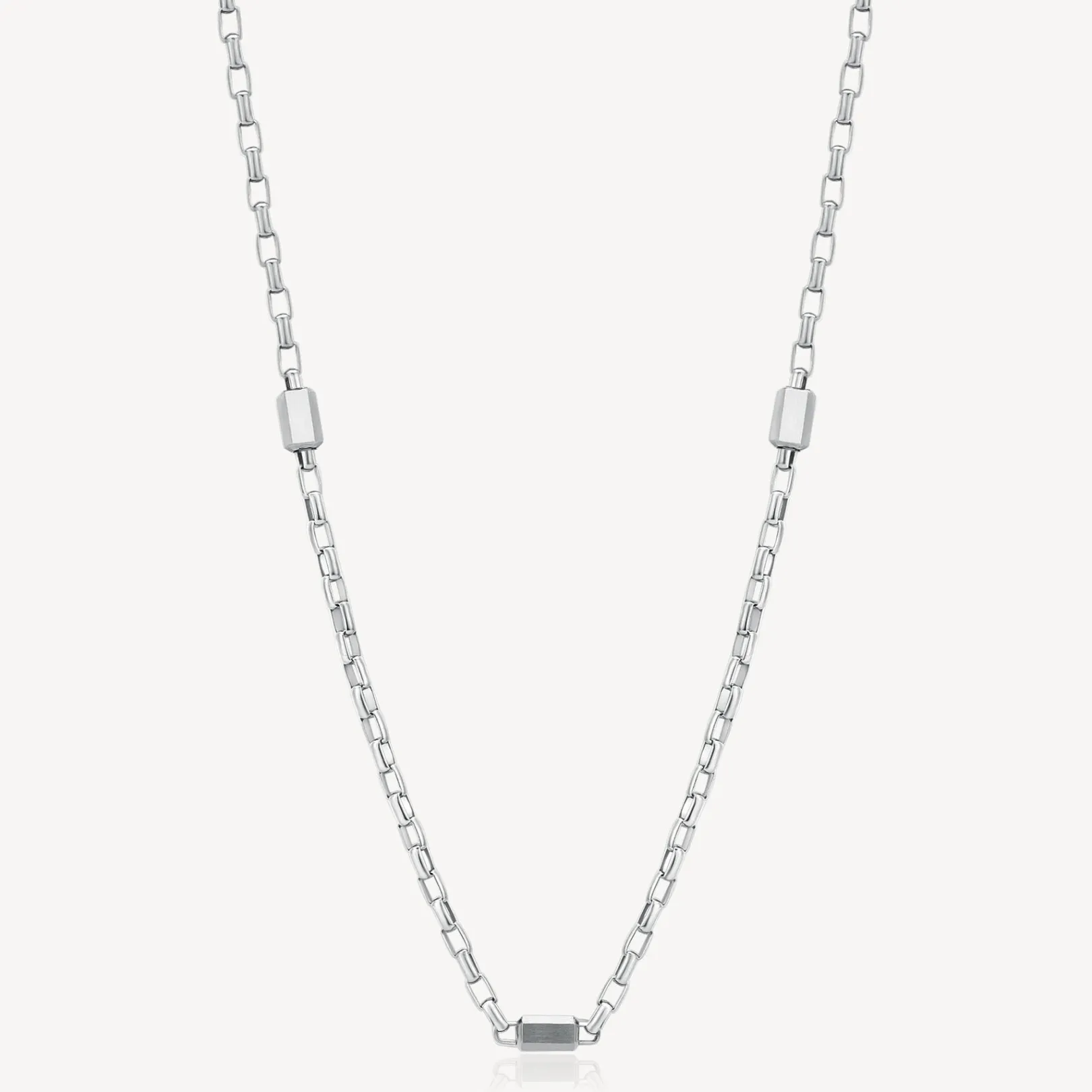collana_uomo_in_acciaio_l_0.webp Discount Collana Uomo In Acciaio Lucido E Satinato Logan | BOA01 Uomo Gioielli Moda Uomo | Idee Regalo