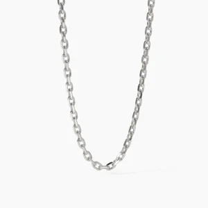 Outlet Collana Uomo In Argento Con Catena Forzatina Gioielli | 553633 Uomo Gioielli Moda Uomo