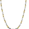 Fashion Collana Uomo In Oro Bianco E Giallo | EC508BG-50 Uomo Gioielli Uomo