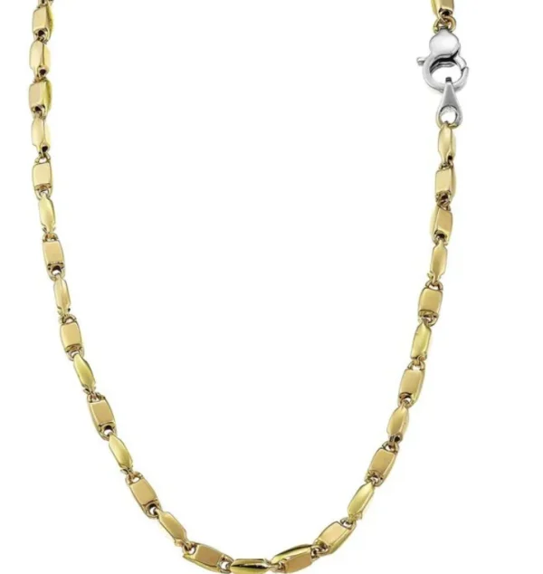 Best Collana Uomo In Oro Giallo E Bianco | EC509GB-50 Uomo Gioielli Uomo