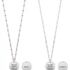 Clearance Coppia Collana Mamma Figlia Gioielli Family | 751100 Donna Gioielli Moda Donna