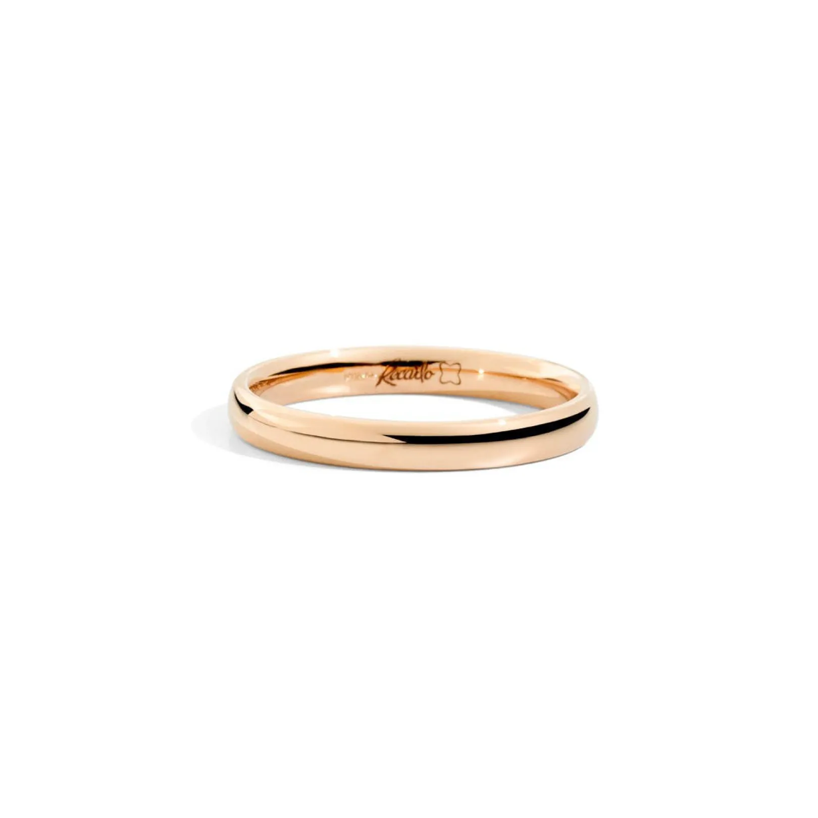 fede_nuziale_in_oro_rosa__0-2.webp Online Fede Nuziale In Oro Rosa Con Diamante Anniversary | W14FS001/RH Fedi Nuziali