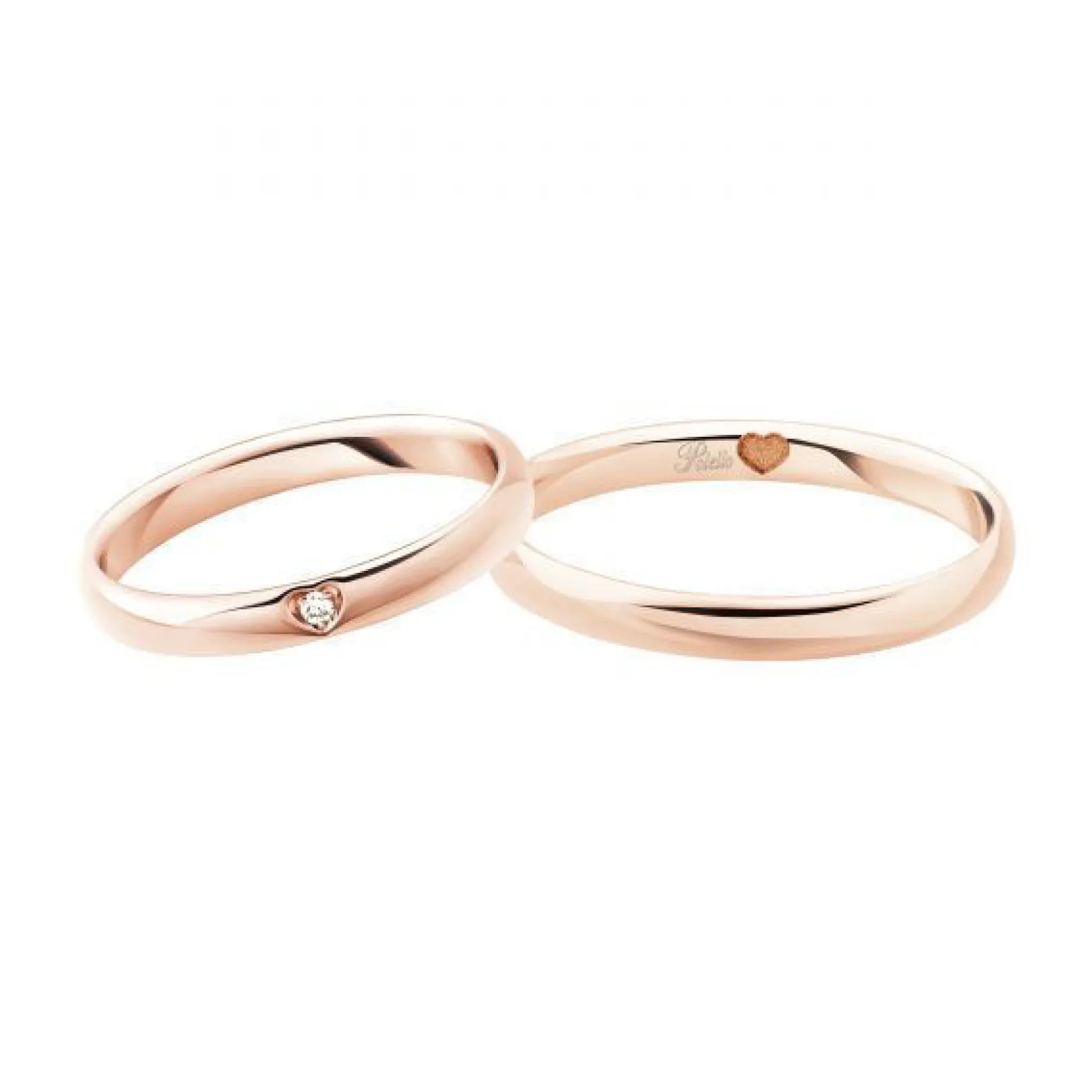 fedi_nuziali_polello_con__0-1.webp Online Fedi Nuziali Con Diamante in Oro Rosa | 3119DR Fedi Nuziali