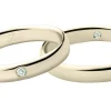 Clearance Fedi Nuziali in oro Champagne | 3177dch Fedi Nuziali