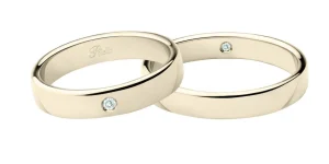 Online Fedi Nuziali In Oro Champagne | 3179DCH Fedi Nuziali