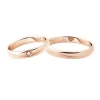 Sale Fedi In Oro Rosa con Cuore | 3121DR Fedi Nuziali