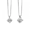 New Girocollo Donna Punto Luce In Oro Bianco E Diamanti Gioielli Maria Teresa | P30PX350/013-45 Donna Gioielli Donna
