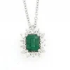 Online Girocollo Donna Smeraldo E Diamanti Gioielli | P79CC038/SM015-45 Donna Gioielli Donna