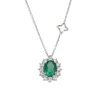 Discount Girocollo Donna Smeraldo E Diamanti Gioielli | P79CC001/SM025-45 Donna Gioielli Donna