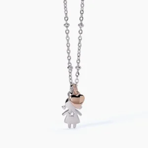 Online Girocollo In Acciaio Pendente Bambina | 251849 Donna Gioielli Moda Donna