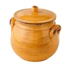 New Gialla Con Coperchio Terracotta Da Fuoco Brandani | 52263 Cucina&techno