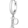 Hot Mono Orecchino Donna Lettera P Gioielli Chakra | BHKE072 Donna Gioielli Moda Donna