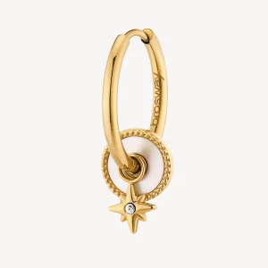 Best Mono Orecchino Donna Stella Madreperla Gioielli Chakra | BHKE124 Donna Gioielli Moda Donna
