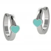 Sale Orecchini A Cerchio Con Cuore Turchese Nanan | NAN0154 Gioielli Moda Bimbi