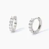 Online Orecchini A Cerchio Con Zirconi Gioielli | 563563 Donna Gioielli Moda Donna