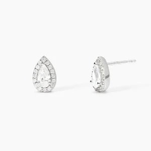 Clearance Orecchini A Cuore Con Zircone Gioielli | 563736 Donna Gioielli Moda Donna