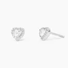 Online Orecchini A Cuore Con Zircone Gioielli | 563742 Donna Gioielli Moda Donna
