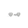 Fashion Orecchini Cuore Oro Bianco E Diamanti Gioielli Anniversary Love | E67SC002/038 Donna Gioielli Donna