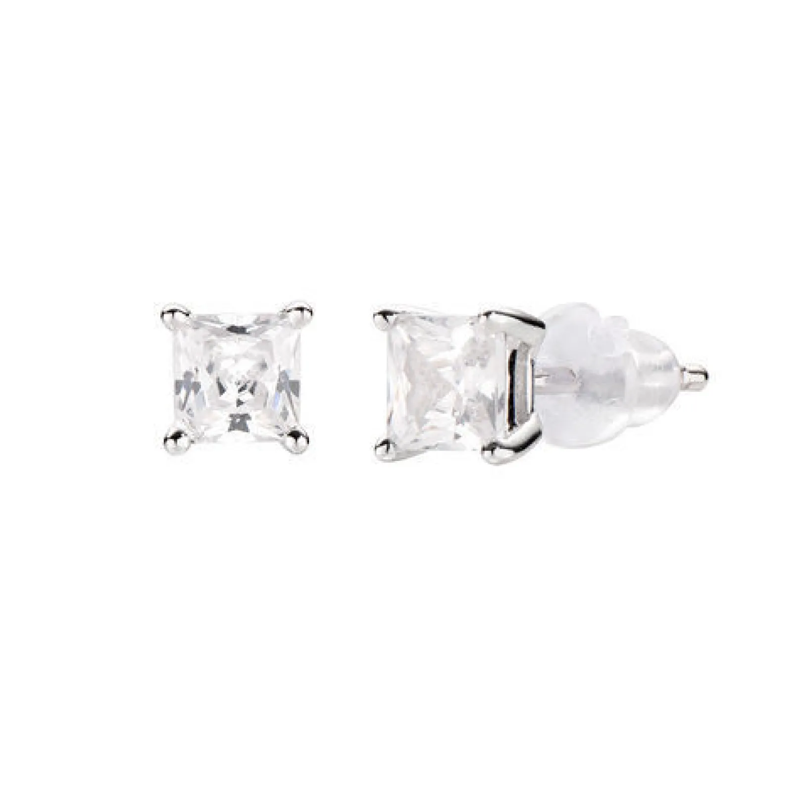 orecchini_diamonds_con_pu_0-2.webp Online Orecchini Diamonds Con Punto Luce Quadrato Piccolo Gioielli | ELPQ40BB Donna Gioielli Moda Donna
