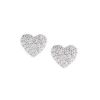 Fashion Orecchini Diamonds Cuori Pavè Gioielli | ECUBBZ3 Donna Gioielli Moda Donna